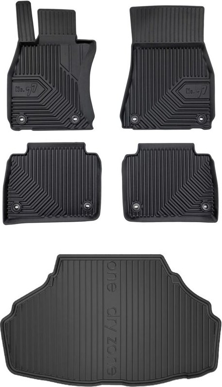 SET 77 Fußmatten und Liner für Lexus LS 4 Limousine, Baujahr 2006–2017