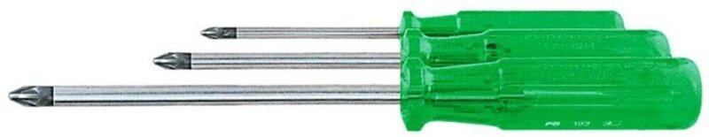 Pb Swiss Tools - Pozidriv-Schraubendreher-Satz, mit Kunststoffheft, 4-teilig