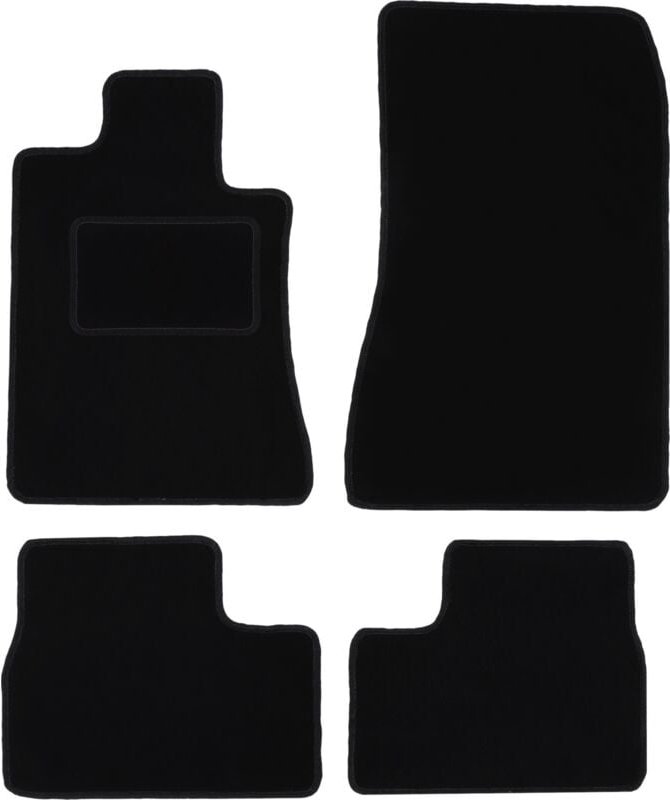 Schwarze Veloursmatten für: BMW 3 E30 Limousine, Kombi (1982-1994)