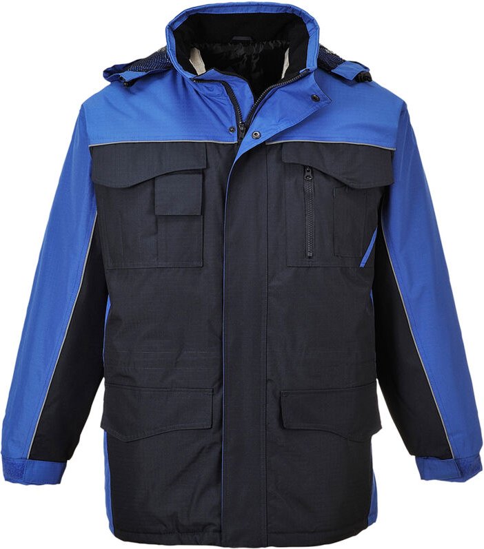 RS Parka Zweifarbig Marine/Royal S