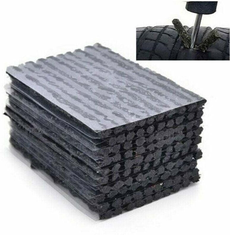 50-teiliges Reifenpannen-Reparaturset, Reifenpannen-Reparaturset für Gummireifen zur Notfallreparatur von schlauchlosen ...