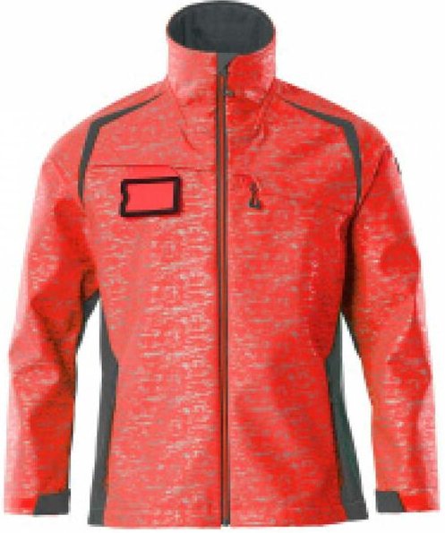 Mascot Softshelljacke mit Reflexeffekte 19202 Gr. S hi-vis rot/dunkelanthrazit