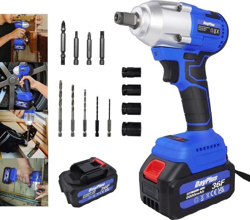 Akku-Schlagschrauber 1/2 Zoll Schlagpistole 420 N.m bürstenloser Schlagschrauber 21V elektrischer Schlagschrauber mit LE...