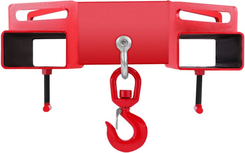 Mophorn 3-Tonnen-Gabelstapler-Hebehaken, Drehhaken mit 6000 lbs Tragkraft, mobiler Kran-Gabelstapler-Aufsatz
