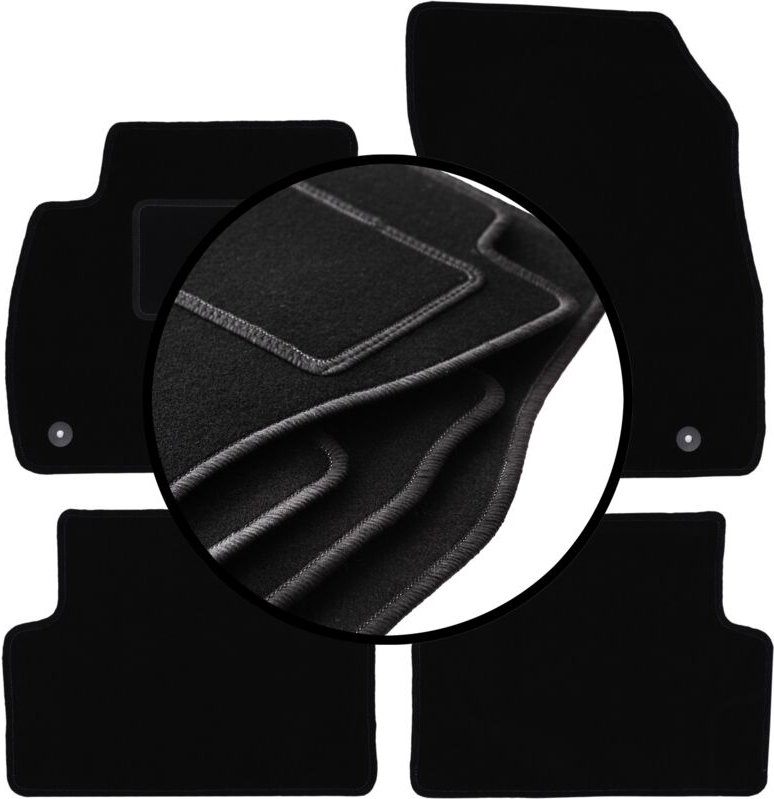 Komplettset Veloursmatten für: Opel Zafira C Minivan (2012-2018)