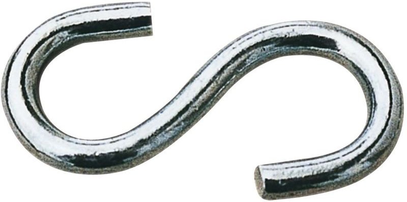 Lüsebrink - S-Haken 5,8x60 mm Hängehaken / Kleiderhaken Belastbar bis 30kg Stahl verzinkt