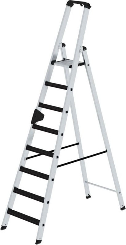 Günzburger Steigtechnik - Stufen-Stehleiter einseitig begehbar mit clip-step 8 Stufen - 041508