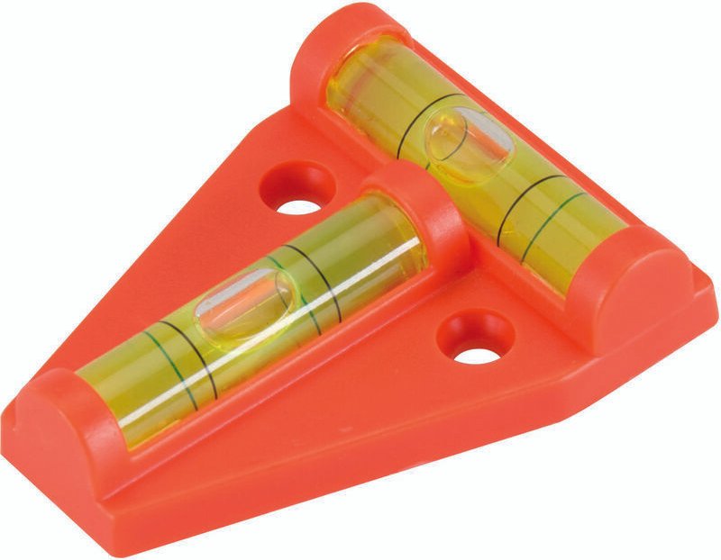 Mini-Wasserwaage mit Horizontal- und Vertikallibelle 60 x 45 mm