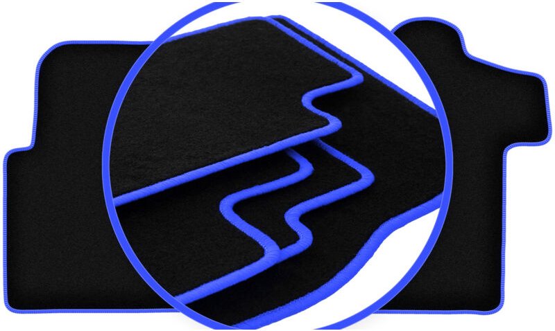 CARLUX-BLUE Autofußmatten für: Renault Master II 3-Sitzer (2010-)