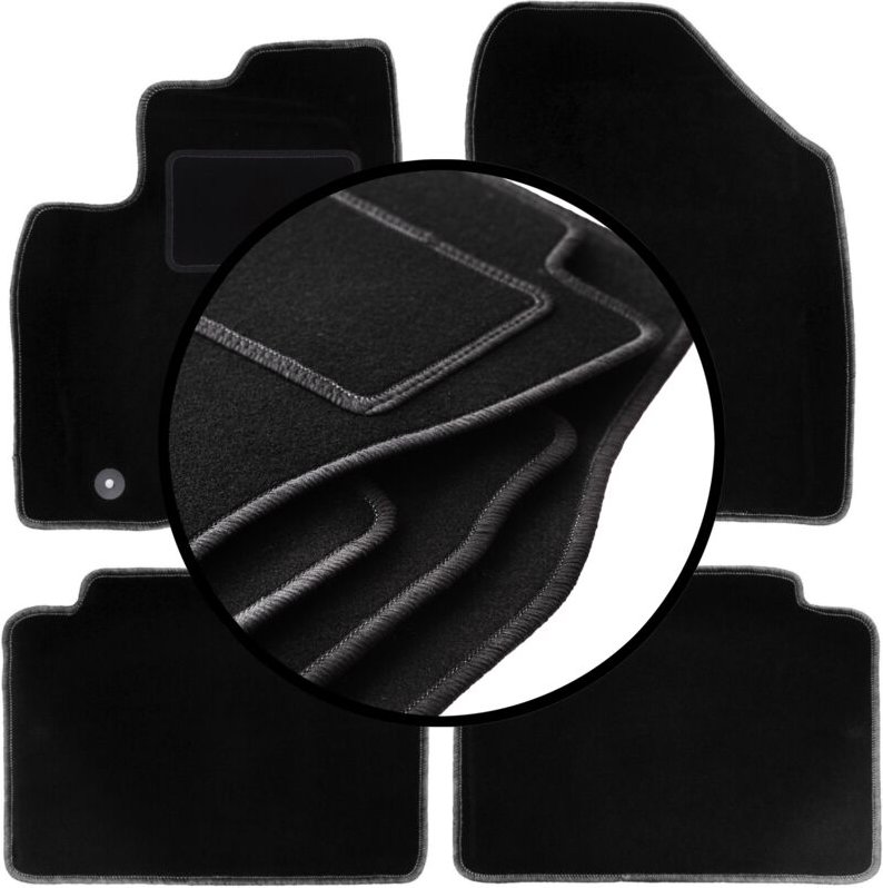 Veloursmatten-Satz für: Toyota Avensis III T27 Kombi, Limousine, Liftback (2009-2013)