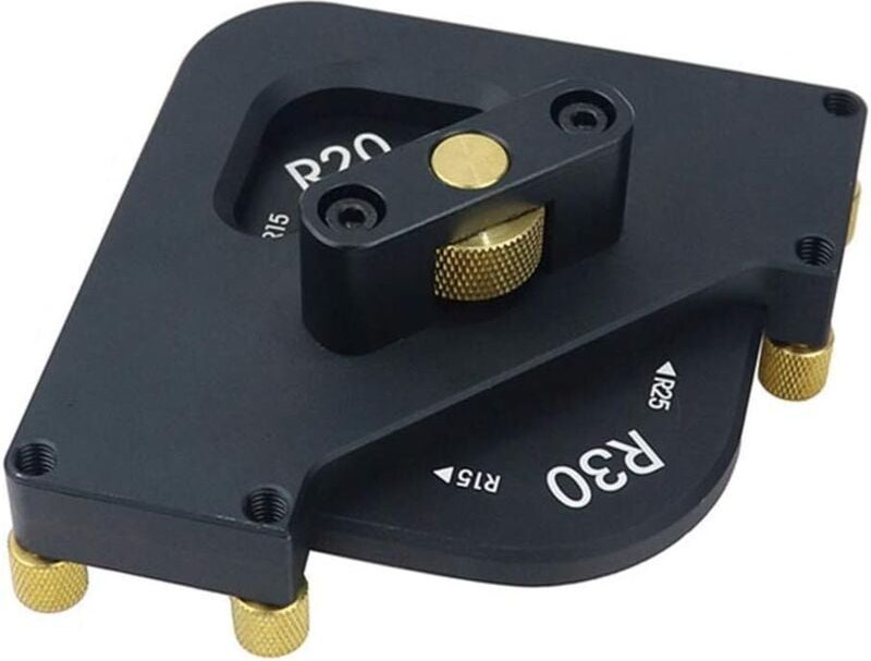 4-in-1-Fräsvorrichtung aus Aluminiumlegierung, R10, R15, R20, R30, halbrunder Eckenradius - Lntyq