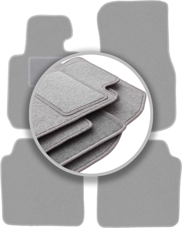 Graue Fußmatten für: BMW 3 F34 Gran Tourismo (2013-2020)