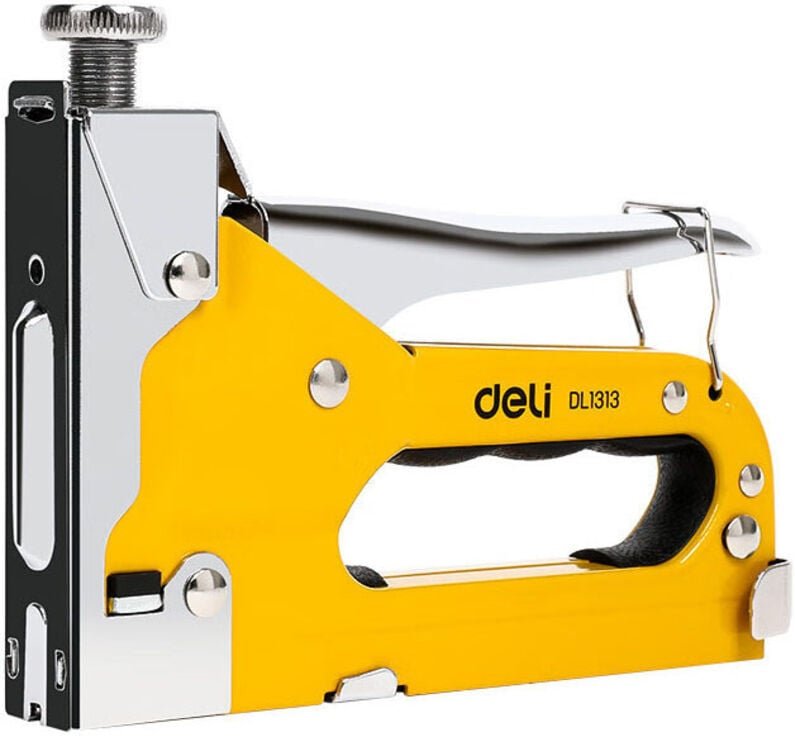 Thumbnail - 3-in-1-Tacker, Wandtacker für Holz, Heimwerker-Tacker, Polster- und Stofftacker, Kabeltacker, einstellbare und ergonomis...