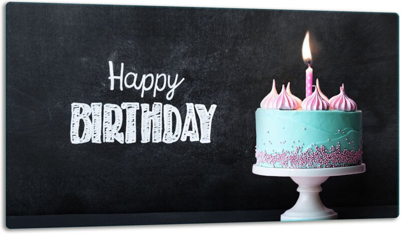 Glasschild Schneidebrett 52x30 Gegenk