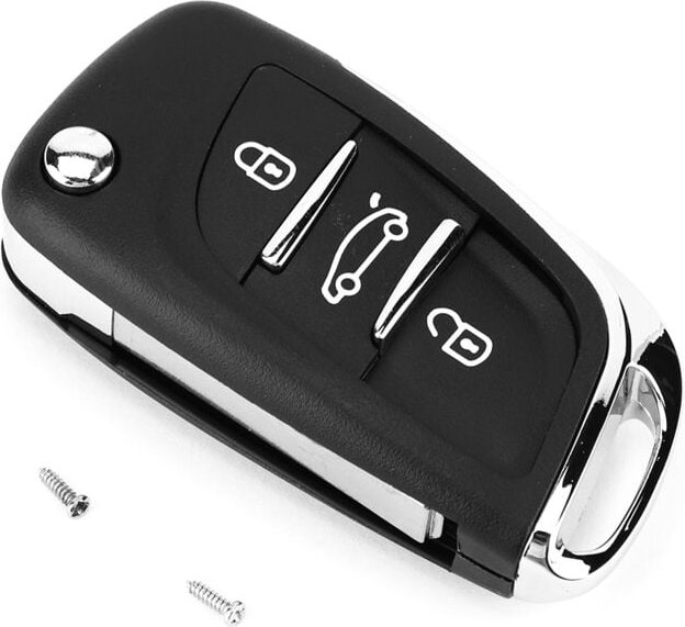 Thumbnail - Ej.life - 3 Tasten Auto Fernbedienung Flip Key Fob Case Blade Cover Shell Fit für Peugeot Partner 306 407 für Fernbedien...