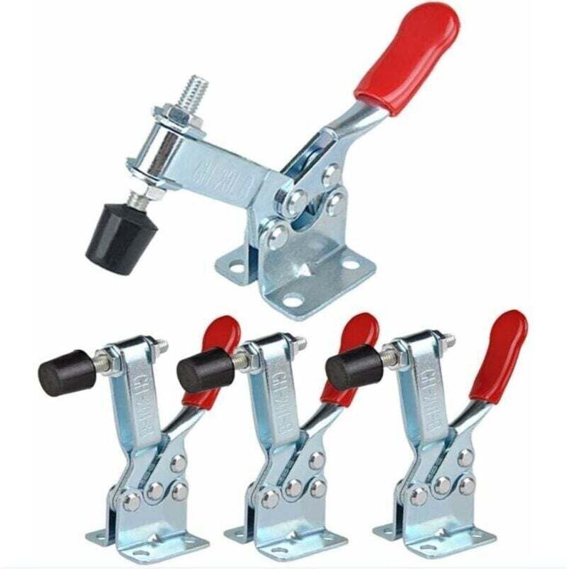 Thumbnail - Klemme passend für GH-201-B – Satz mit 4 vertikalen Klemmen mit horizontaler Basis – Tragkraft 90 kg - Ulisem