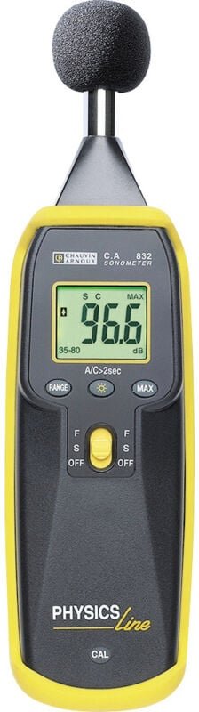 Chauvin Arnoux Schallpegel-Messgerät C.A 832 37 - 130 dB 31.5 Hz - 8000 Hz
