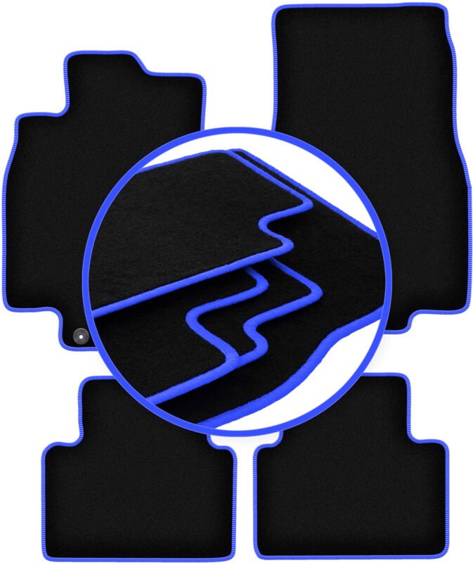 CARLUX-BLUE Autofußmatten für: Mercedes A-Klasse W169 Fließheck (2004-2012)