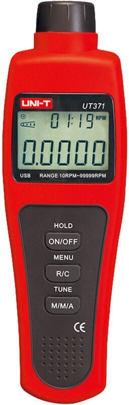 Thumbnail - Digitaler Tachometer 99999 Rpm Uni-t Ut371 Ut371