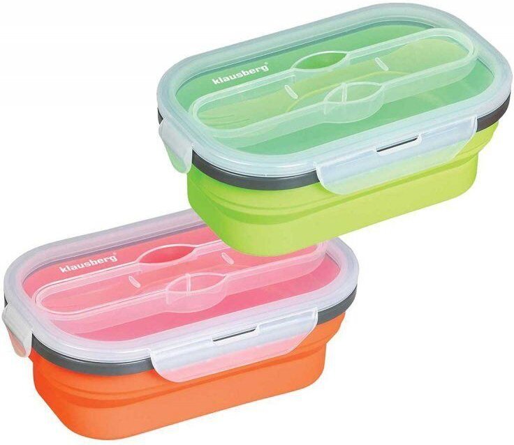 Silikon Faltbare Lunchbox Klausberg Kb-7022