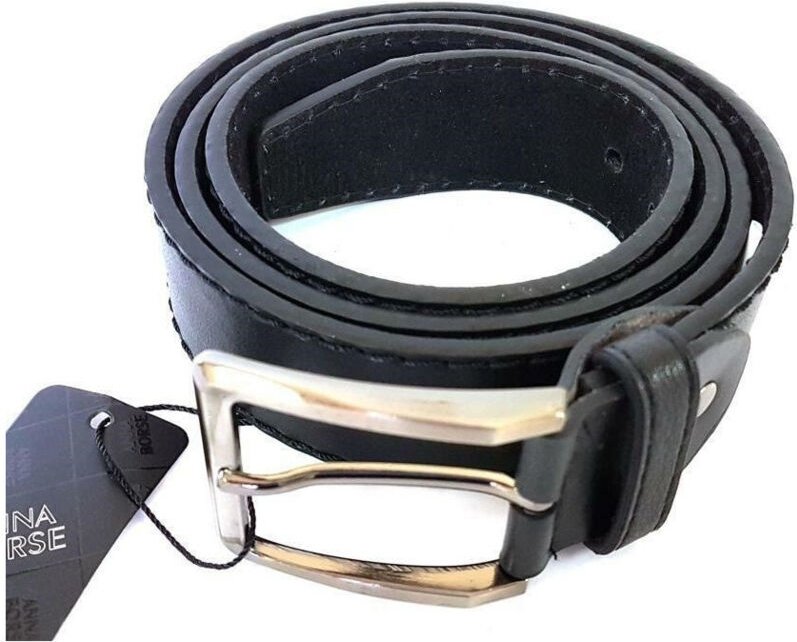 Trade Shop Traesio - Trade Shop - gürtel herrengürtel schwarz leder CTV80028 elegant glamour fashion modisch -