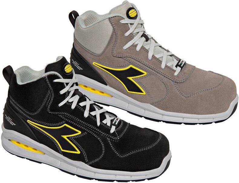 Run Net Airbox Geox Mid S3 src Sicherheitsschuhe - 43 eu - Schwarze - Diadora