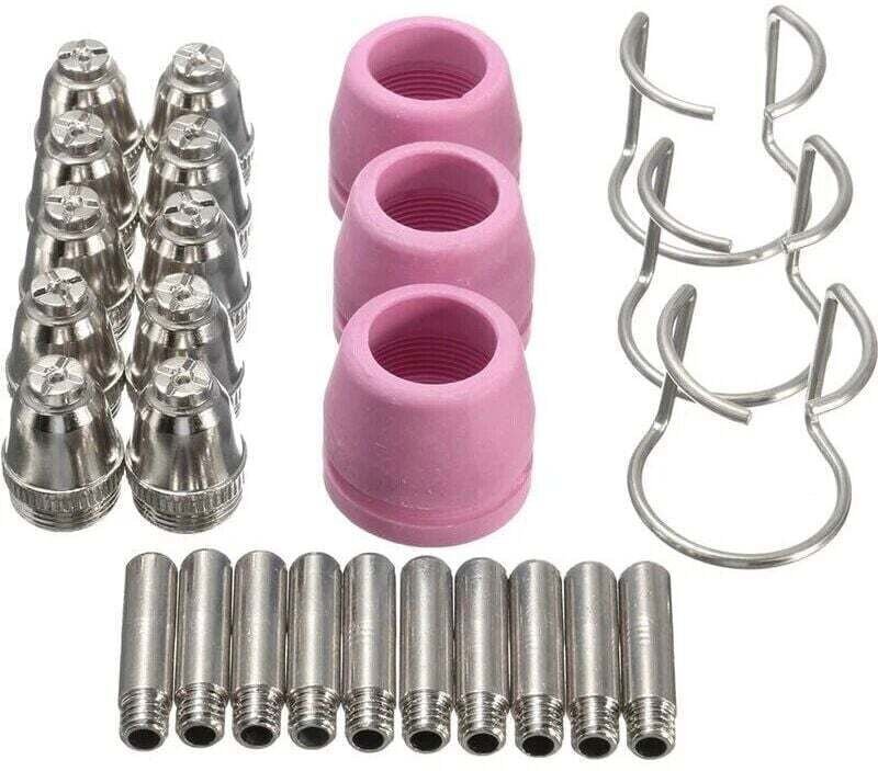 Plasmaschneider 26-teiliges Verbrauchsmaterial-Set SG-55 Ag-60 Wsd-60P Schneidbrenner-Spitzendüse