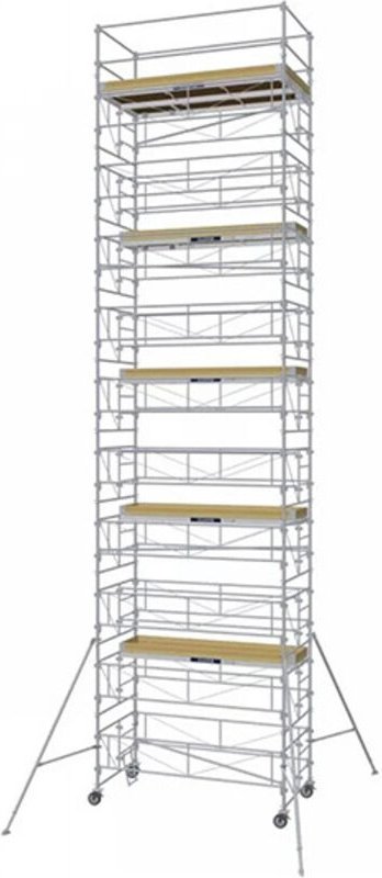 Matisère - Stahl-Fahrgerüst - Mini Arbeitsbühne - Maxi arbeitshöhe 13.10m - 8545110
