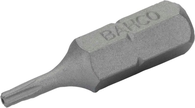 Bahco 1/4 Standard Schraubendreher Bits für TORX-TR40-Schrauben mit Sicherungsstift 25 mm - 5 Stk. pro Kunststoffbox