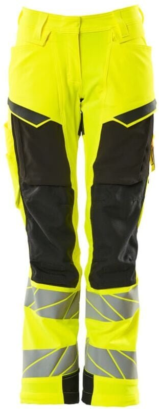 Mascot - Damen-Hose mit Knietaschen 19078-511-1709 Gr. 76C56 hi-vis gelb/schwarz