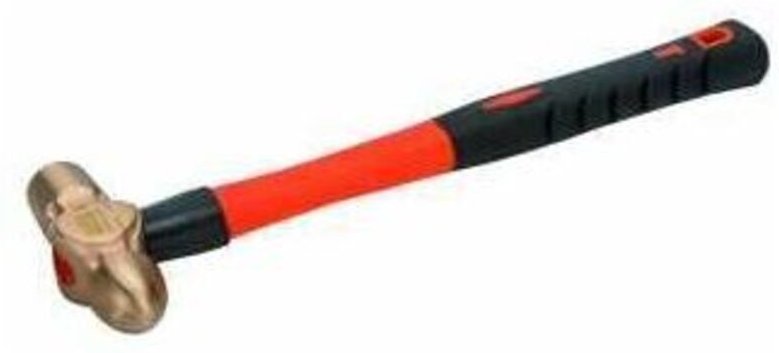Bahco Schlosserhammer mit Kugelpinne, Kupferberyllium-Kopf und Fiberglas-Griff, funkenfrei, 680 g