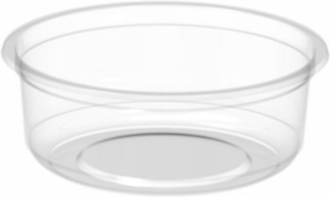 Thumbnail - Runde, transparente PP-Behälter zur WIEDERVERWENDUNG 250 ml 100 Stück TUSIPACK Guillin Polska