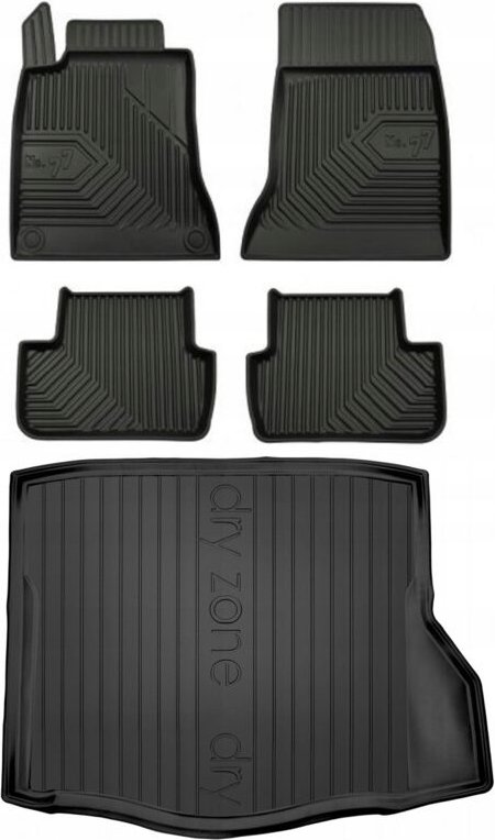 SET 77 Fußmatten und Fußmatten Mercedes CLA C117 Limousine 2013-2019