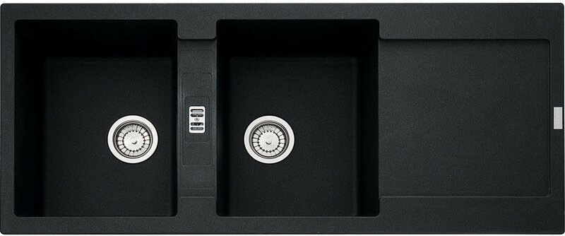 Einbauwaschbecken 90cm onyx mit siphon Franke 459471