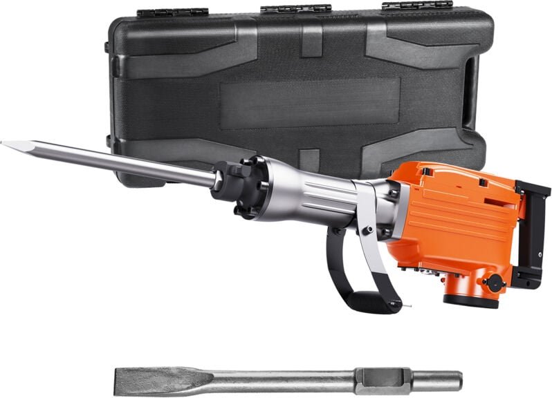 Concrete Breaker 2200W Electric Demolition Jack Hammer mit 2 Meißel Bits für Baustelle 220V Power Tool - Mophorn