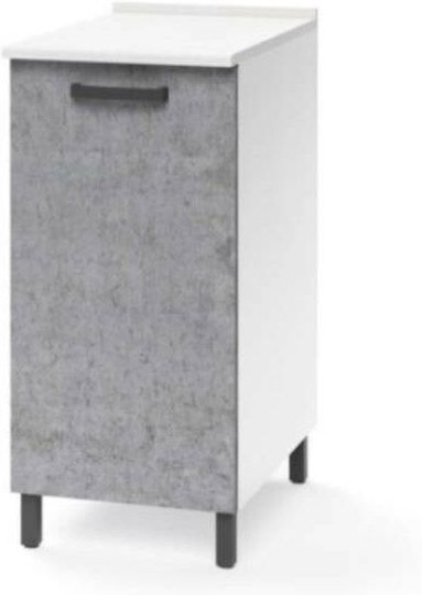 Webmarketpoint - Unterschrank für betongraue Küche 1 Tür Cm 30x50xH 85