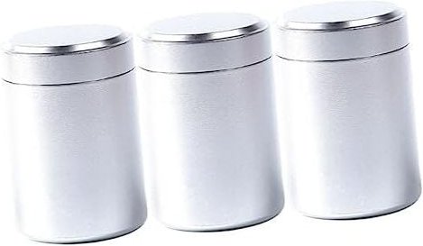 CSPARKV 4,5 x 6,5 cm 3 Stück T-Werkzeug-Box für lose Tee, luftdichtes Glas, Süßigkeitenschüssel, Werkzeuge, Vorratsdose ...