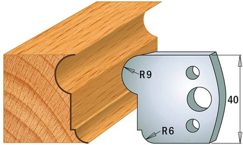 691.055 PAAR BEGRENZER 40x4mm