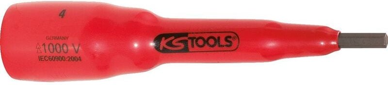 1/2' Bit-Stecknuss mit Schutzisolierung für Innensechskant-Schrauben, 5mm,118mm lang