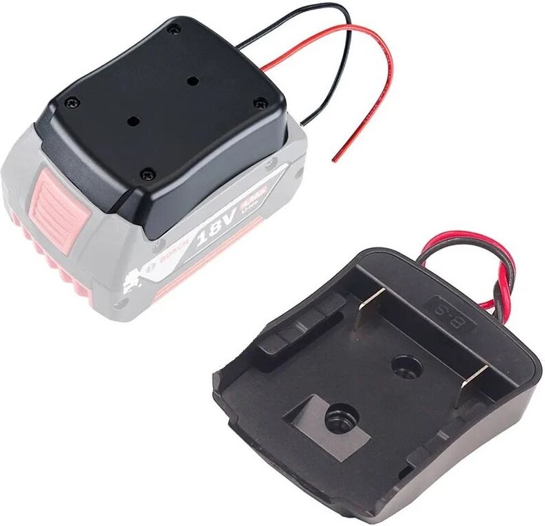 Coocheer - Akku-Adapter für Bosch-Elektrowerkzeuge, 18-V-Li-Ionen-Akku-Anschluss, 14 awg