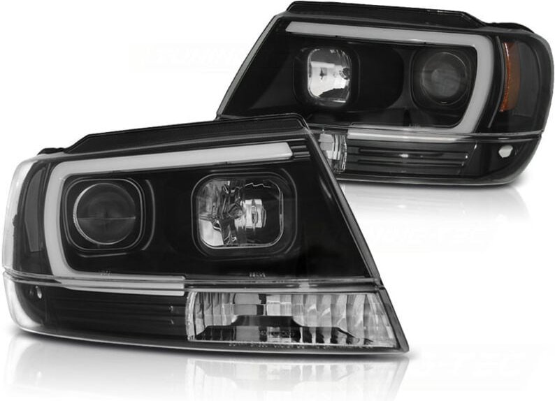 Viking Choice - Scheinwerfer mit Standlicht chrysler jeep grand cherokee 99-05 05 schwarz