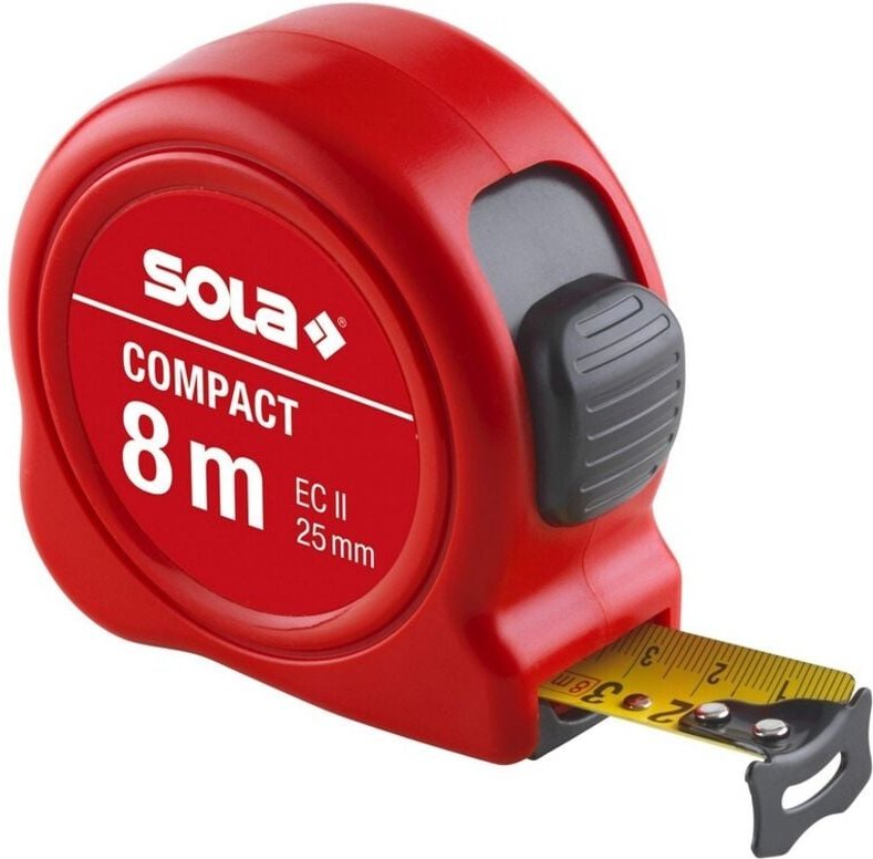 Stahl-Rollmaß Kompakt 25mm 8m - Sol 50500801