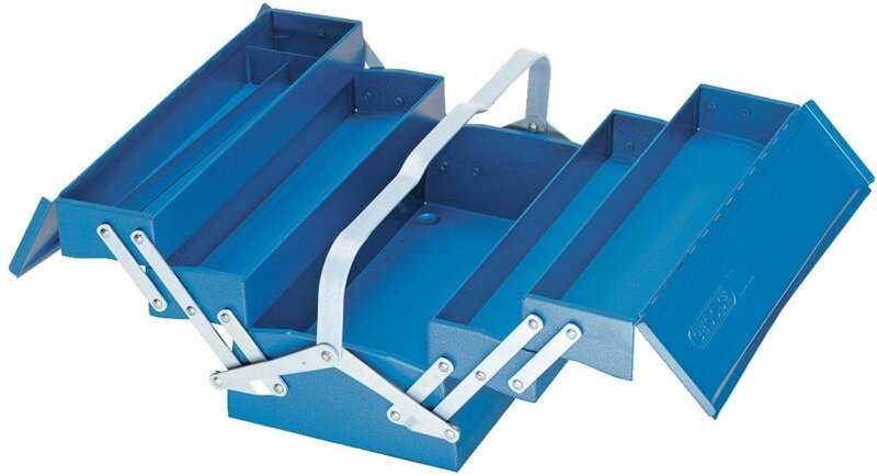 1265 l Werkzeugkasten, leer, 5 Fächer, 210x420x225 mm