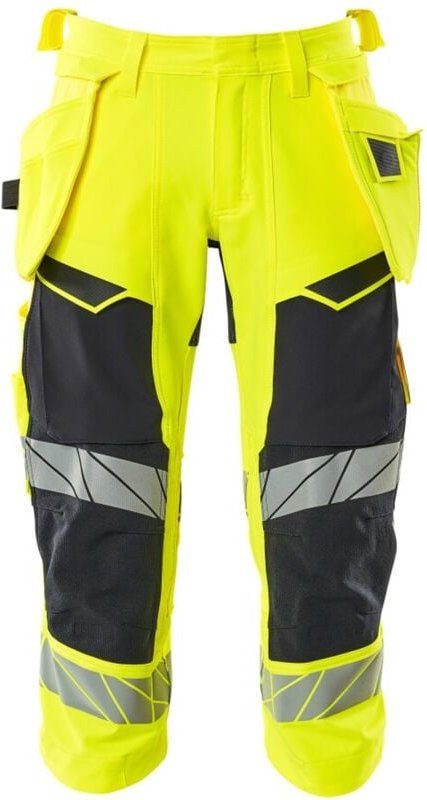 Dreiviertel-Hose 19049-711-17010 Gr. 47 hi-vis gelb/schwarzblau - Mascot