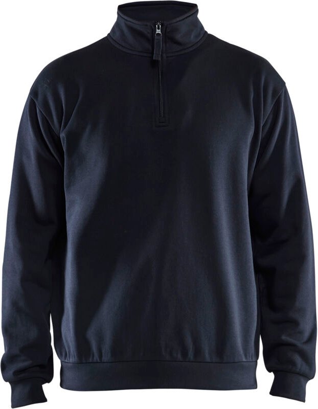 Arbeits-Sweatshirt mit Reißverschluss, Modell 3587 - Marine L