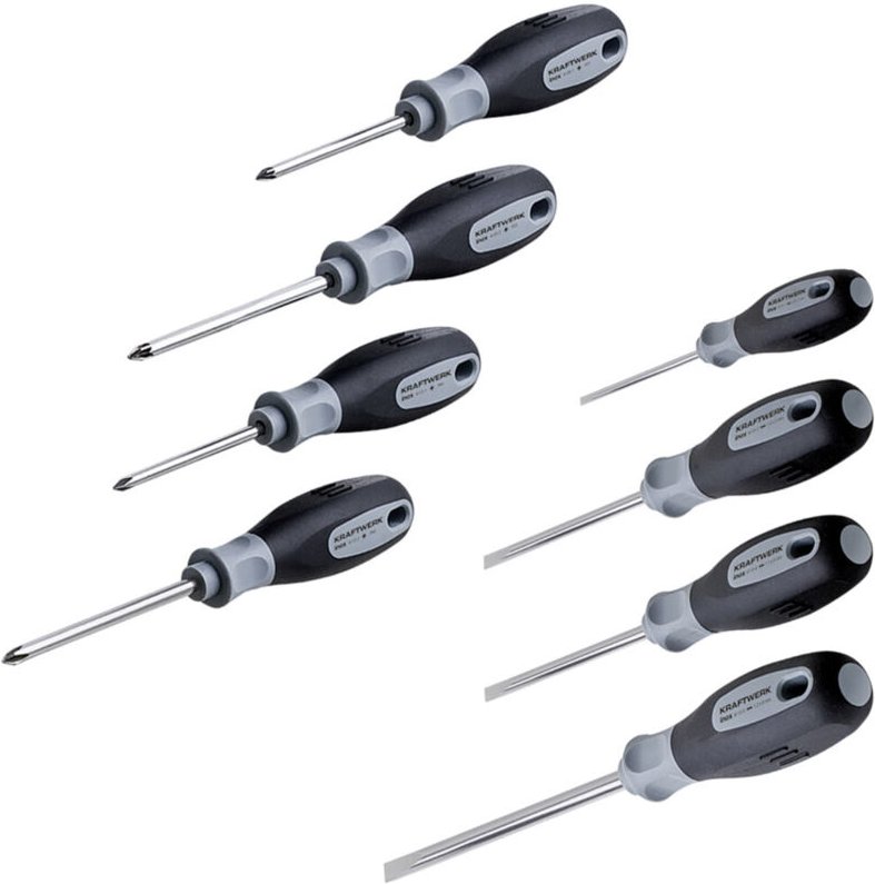 Schraubendreher-Satz rostfrei 8-tlg.