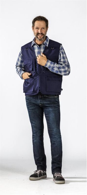 Planam Outdoor Sommer-Weste marine S