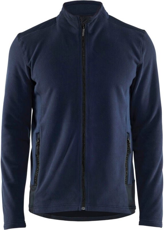 Arbeitsjacke aus Mikropolar 4765 - Dunkelblau/Schwarz XXXL