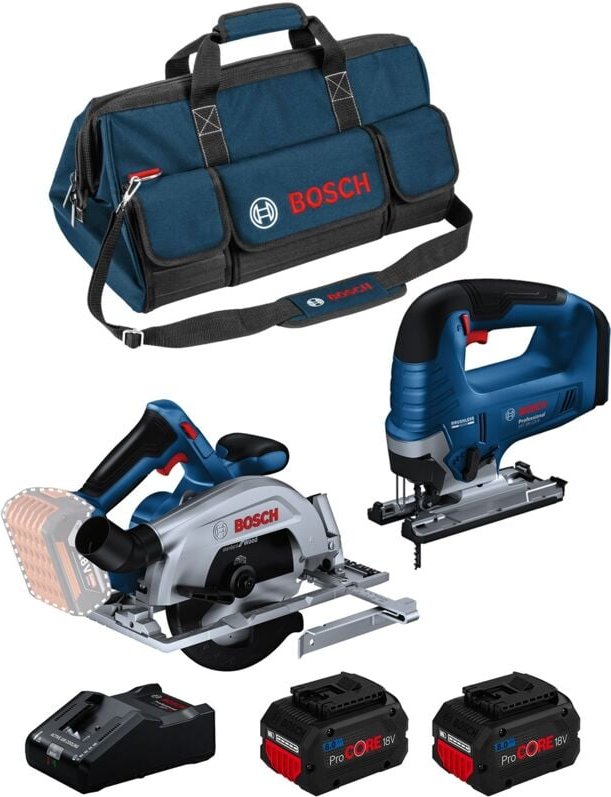 Thumbnail - Bosch - Kit BK2023BAG (gks 18V-57-2 + gst 18V-125 b + 2 x 8,0 Ah ProCORE + GAL18V-160 + hdbag)