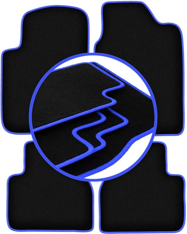 CARLUX-BLUE Autofußmatten für: Land Rover Freelander I SUV (1996-2006)